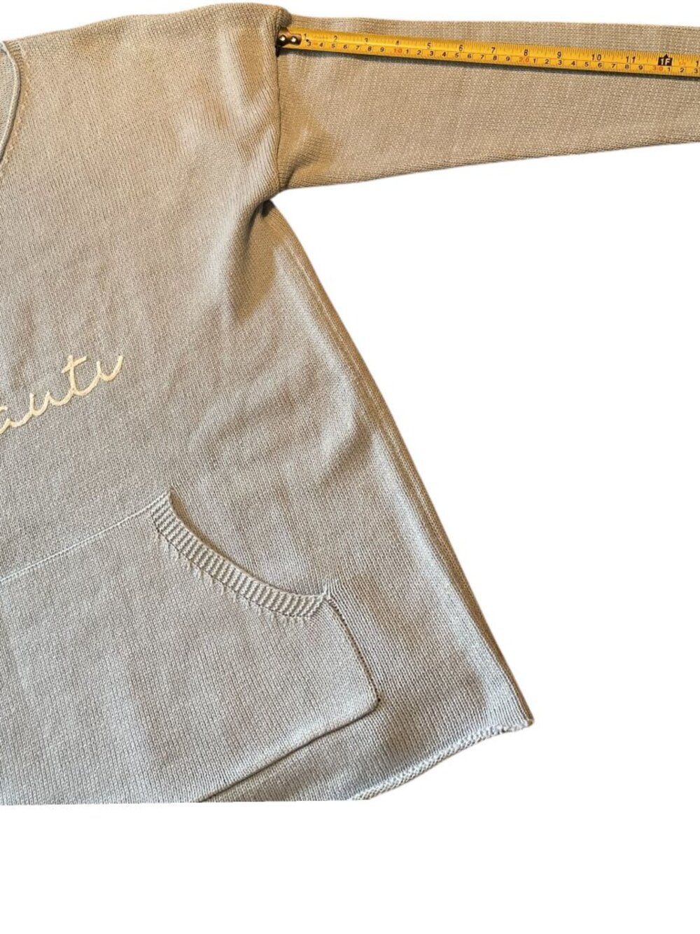 Top It Off “Nauti” Lightweight Marina Sweater Light Blue Sz Small Coastal Vibes - Picture 6 of 6